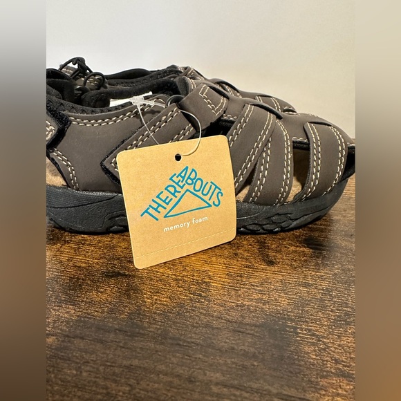 Thereabouts Toddler Boys Brown LIL Tidal Sandals NWT Various Sizes - Picture 4 of 9